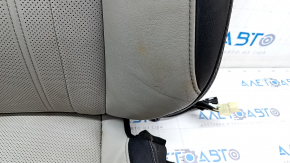 Обшивка водительского сиденья Lexus RX350 RX450h 16-19 кожа серая, подогрев, под вентиляцию, под химчистку