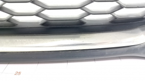 Нижняя решетка переднего бампера Honda Accord 16-17 рест, структура, царапины, песок