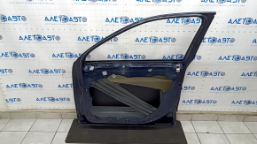 Дверь голая передняя правая VW Touareg 11-17 синий LH5X, тычки, вмятины