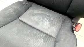 Пасажирське сидіння Honda Accord 13-17 без airbag, механіч, велюр, чорне, під чищення