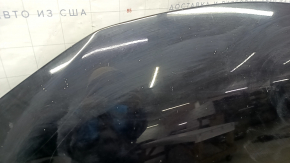 Капот голый Honda Accord 16-17 рест, черный NH731P, алюминий, тычка, сколы, песок