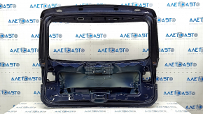 Дверь багажника голая VW Touareg 11-17 синий LH5X, вмятины