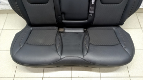 Задний ряд сидений 2 ряд Jeep Compass 17- комбинированный, кожа+тряпка, черный