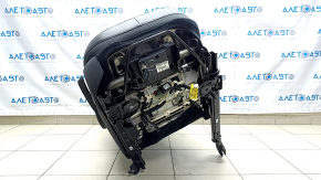 Пассажирское сидение Jeep Compass 17- с airbag, механич, комбинированный, кожа+тряпка, черное, под химчистку