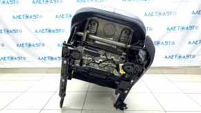Водительское сидение Jeep Compass 17- с airbag, электро, комбинированный, кожа+тряпка, черное, сломано крепление накладки