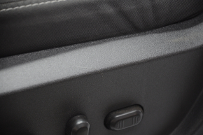 Водійське сидіння Ford Escape MK3 13-19 без airbag, електро, ганчірка чорно-сіра, подряпина