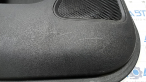 Обшивка двери карточка задняя левая Mitsubishi Outlander 14-21 черн тряпка, царапины