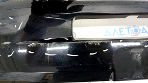 Накладка переднего бампера центр Mitsubishi Outlander 16-21 рест царапины, тычки, надломано крепление