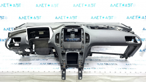 Торпедо передня панель без AIRBAG Chevrolet Volt 11-15 чорна, без накладки на подушку, подряпини