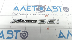 Эмблема надпись Xdrive35i двери передняя левая BMW X5 F15 14-18