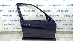 Дверь голая передняя правая BMW X5 F15 14-18 синий A89, вмятины, тычки