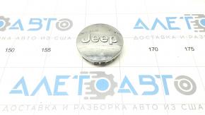 Центральний ковпачок на диск Jeep Compass 17-хром, 63/55мм, поліз хром