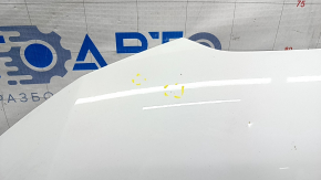 Капот голый Audi Q5 8R 13-17 рест, алюминий, белый LS9R, песок