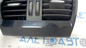 Дефлектор воздуховода центральной консоли BMW X5 F15 14-18 черный, под управление климатом, царапины, надломаны крепления