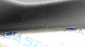 Обшивка дверей картка задня ліва BMW X5 F15 14-18 шкіра чорна Dakota без шторки, подряпини, надриви, прим'ятість