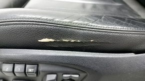 Водительское сидение BMW X5 F15 14-18 без airbag, электро, память, Comfort, кожа черная Dakota, потрескано, сломана накладка