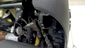 Водительское сидение BMW X5 F15 14-18 без airbag, электро, память, Comfort, кожа черная Dakota, потрескано, сломана накладка