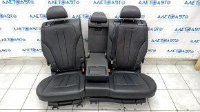 Задний ряд сидений 2 ряд BMW X5 F15 14-18 кожа черная Dakota, Comfort, раздельная сидушка, подогрев, с блоками