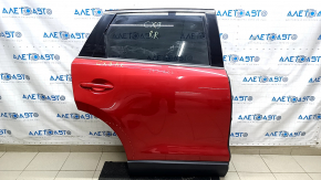 Двері в зборі задні права Mazda CX-9 16- червоний 46V, прим'ятості