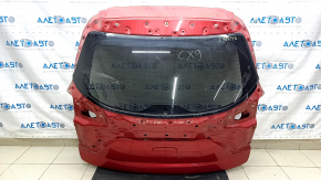 Дверь багажника голая со стеклом Mazda CX-9 16- электро, красный 46V