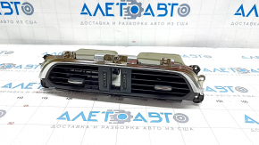 Дефлектор воздуховода торпеды центральный Mazda 6 13-15 черный, с хромом