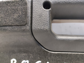 Підлога багажника задній Nissan Rogue 14-20 чорний, під 2 ряди, подряпини