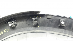 Накладка арки крыла задняя правая Mazda CX-9 16- структура, деланая, сломаны крепления, царапины