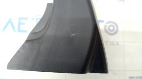 Рамка внутрішні двері задня права BMW X5 E70 07-13 чорна, під шторку, побілий пластик