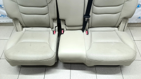 Задній ряд сидінь 2 ряд Mazda CX-9 16- шкіра, бежевий, під чищення