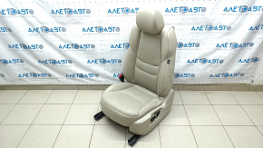 Водійське сидіння Mazda CX-9 16- з airbag, електро, підігрів, шкіра, бежеве, під чищення