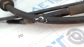 Механизм стояночного тормоза в сборе BMW X5 F15 14-18 надломано крепление тросика, надорвана изоляция