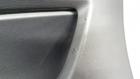 Обшивка двери карточка передняя правая BMW X5 E70 07-13 черная, бежевая вставка, накладка под дерево, царапины, потерта кожа, под чистку