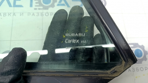 Скло дверей трикутник із ущільнювачем заднє ліве Subaru Outback 15-19 зелений відтінок