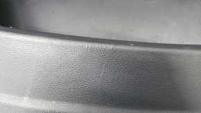 Обшивка двери карточка задняя правая BMW X5 E70 07-13 черная, под шторку, бежевая вставка, накладка под дерево, царапины, потерта кожа, под чистку