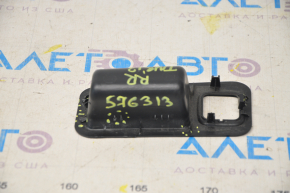 Ручка закриття дверей багажника права Tesla Model S 12-20 черн, під кнопку, надлом кріплень