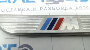 Накладка порога задняя левая внешняя BMW X5 E70 07-13 M Sport, царапины