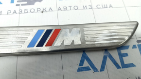 Накладка порога задняя правая внешняя BMW X5 E70 07-13 M Sport, царапины, расклеилась