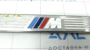 Накладка порога передняя правая внешняя BMW X5 E70 07-13 M Sport, царапины, вмятина