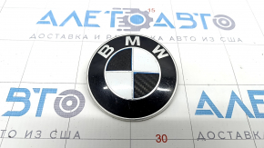 Емблема значок капота BMW X5 X6 E70 E71 07-13 пісок, обклеєна
