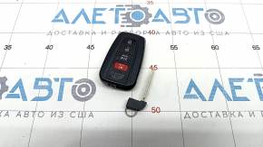 Ключ smart Toyota Prius 50 Prime 17-19 4 кнопки, царапины