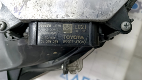 Фара передняя левая в сборе Toyota Prius 50 Prime 17-19 LED с уплотнителем и верхним креплением, песок
