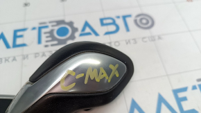 Ручка КПП с накладкой шифтера Ford C-max MK2 13-18 кожа черная, царапины