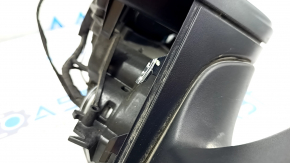 Дзеркало бічне праве Mercedes G550 W463 19- 8+8 пінів, BSM, під поворотник, підігрів, тріщина в кріплення, потерто, відсутня дзеркальний елемент, відсутня накладка, відсутня поворотник