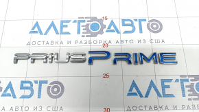 Эмблема надпись "PRIUS PRIME" двери багажника Toyota Prius Prime 17-22