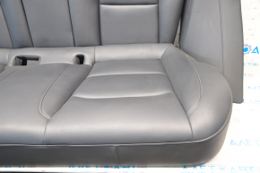 Задний ряд сидений 2 ряд Tesla Model 3 18- кожа черная, с подогревом, царапины на пластике, поцарапана кожа, под чистку