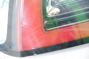 Фонарь внешний крыло левый Tesla Model 3 18- USA 3 пина мелкие царапины, скол, пятна на пластике