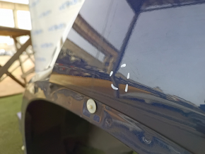 Четверть крыло задняя левая BMW X5 F15 14-18 синяя, тычки