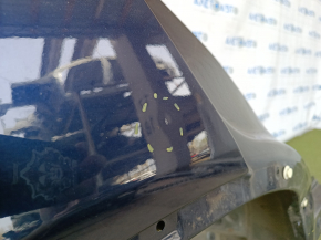 Четверть крыло задняя правая BMW X5 F15 14-18 синяя, тычки, замят закат