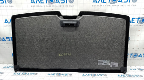 Пол багажника задний Volvo XC90 16-22 черный, под 2 ряда, под чистку, царапины на ручке
