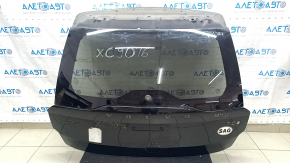 Дверь багажника голая со стеклом Volvo XC90 16-22 черный 717, примята